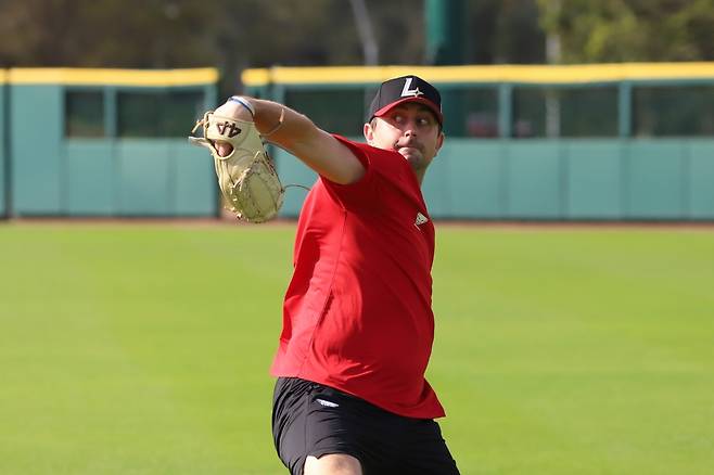 SSG 랜더스 새 외국인 투수 앤서니 베니지아노. /사진=SSG 랜더스 제공