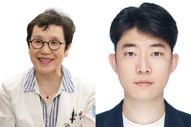 분당서울대병원 소화기내과 김나영 교수(왼쪽), 이정환 전문의. 사진=분당서울대병원