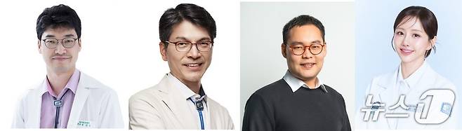 박성수·민창기 서울성모병원 혈액병원 혈액내과 교수(왼쪽부터)와 한승훈·최수인 가톨릭대학교 약리학교실 교수(서울성모병원 제공)