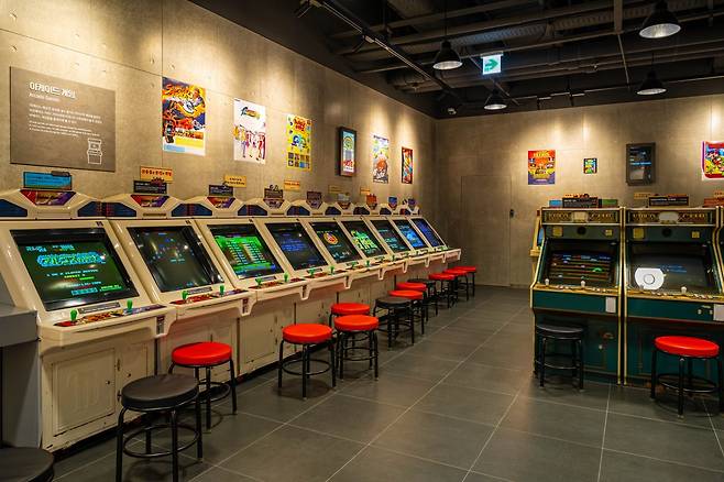 넷마블게임박물관 아케이드 게임 체험실