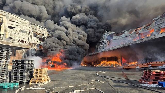 ▲ 화재 현장./충북소방본부 제공