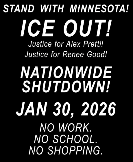 1.30 전국 총파업을 호소하는 광고