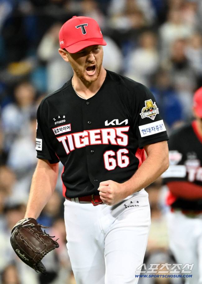 ◇라우어는 2024년 후반기 KIA 선발진의 한 축을 이루면서 페넌트레이스 1위 및 한국시리즈 우승에 공헌했다. 스포츠조선DB