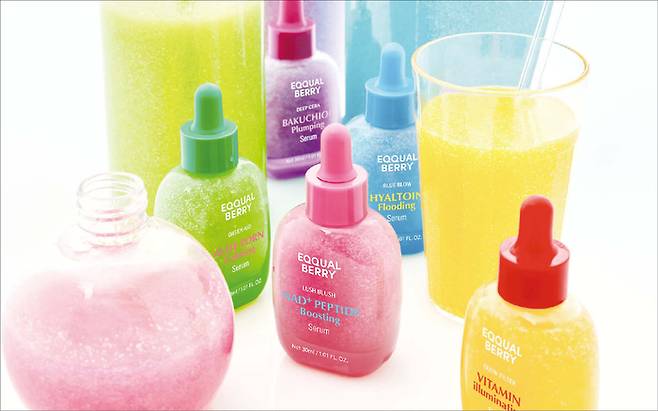 지난해 급성장한 부스터스 화장품 브랜드 ‘이퀄베리’. (부스터스 제공)