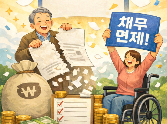 취약 계층이 성실히 빚을 갚을 경우 남은 채무를 면제해주는 신용회복위원회의 ‘취약 채무자 특별면책’ 대상이 확대됐다. (사진=챗GPT)