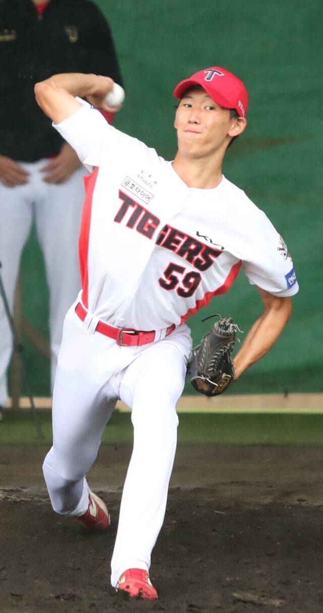 KIA 타이거즈 시절 양수호./KIA 타이거즈