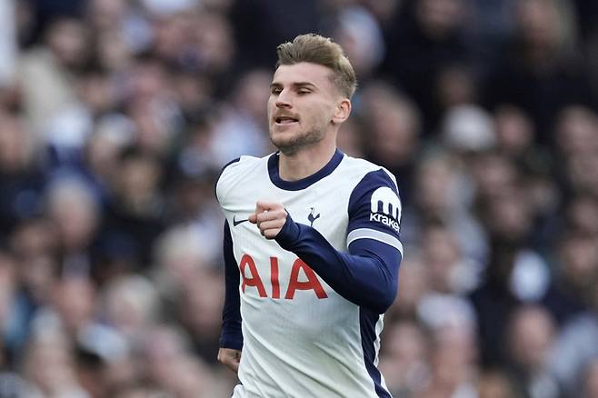 토트넘 시절 베르너. 사진 | AP연합뉴스