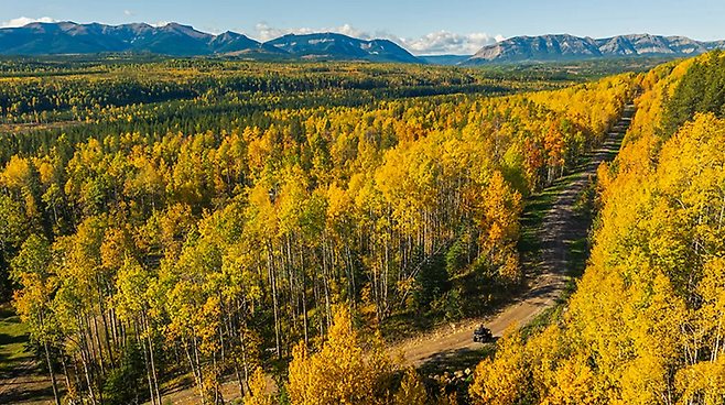이 탐방로는 보행자, 자전거 이용자, ATV 운전자, 크로스컨트리 스키어 모두에게 적합할 만큼 비교적 평탄하다