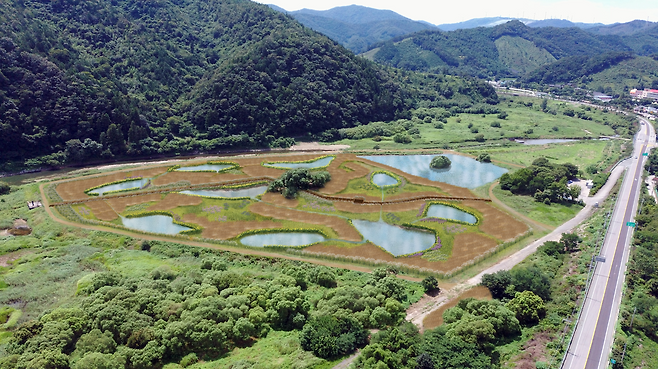 전남 장흥군 장흥댐 상류의 신풍습지는 시설 노후화와 기후 변화의 영향으로 수질이 크게 악화됐지만 최근 10개월 동안 수자원 복원 노력으로 옛 모습을 되찾았다. 기후에너지환경부 제공