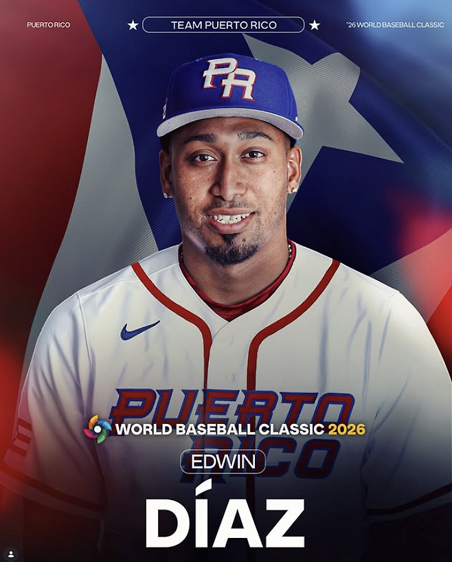 에드윈 디아스. MLB닷컴 인스타그램 캡처