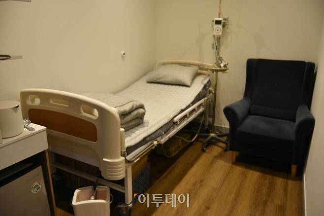 1월 27일 오후 루비성형외과의원 10층 회복실(한성주 기자 hsj@)