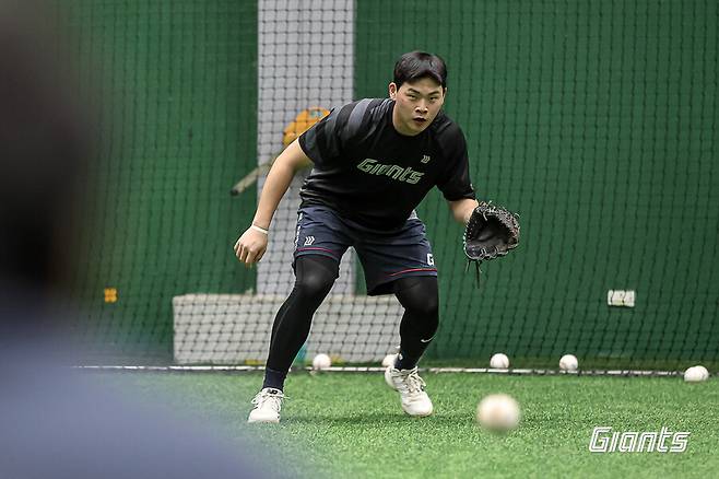 ▲ 박찬형 ⓒ롯데 자이언츠