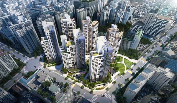 더샵 프리엘라 조감도 ⓒ포스코이앤씨