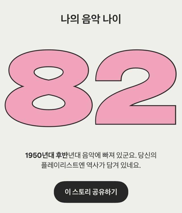 뷔가 자신의 음악 취향을 공개했다. / 뷔 SNS