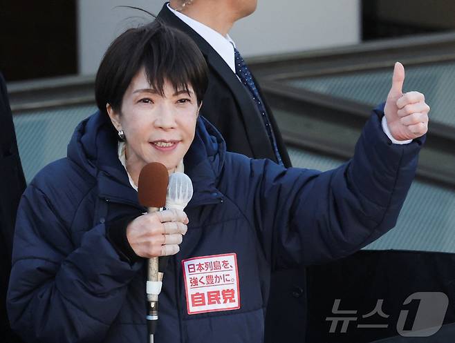 다카이치 사나에 일본 총리(자민당 총재). ⓒ 로이터=뉴스1