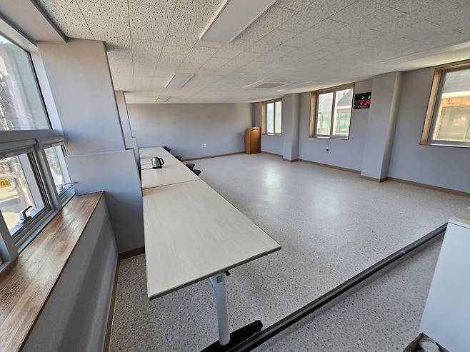 공사 이후, 회관 2층 내부. /독자 제공