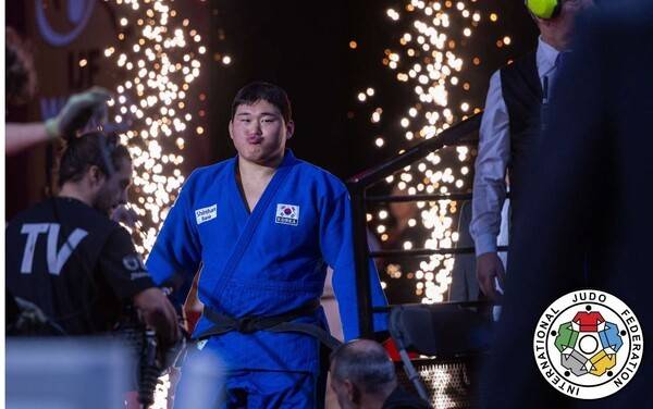 2026 파리 그랜드슬램에서 동메달 획득한 김민종. /사진=국제유도연맹