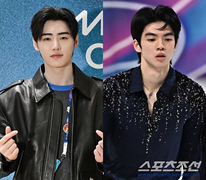 엔하이픈 성훈, 차준환. 밀라노(이탈리아)=송정헌 기자songs@sportschosun.com