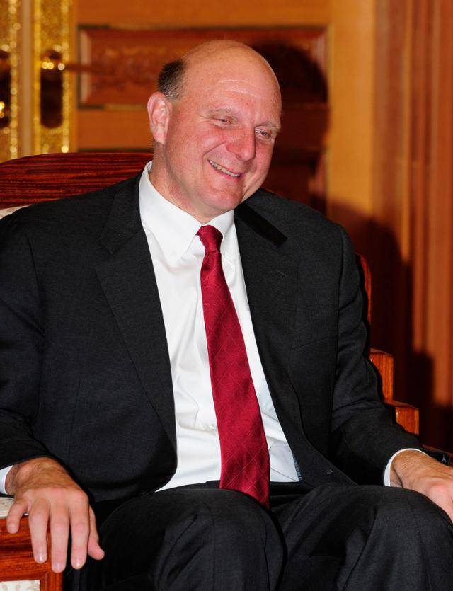 2008년 방한했던 스티브 발머 마이크로소프트 최고경영자. 손용석기자