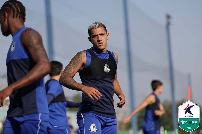 서울 이랜드 까리우스. 사진 | 한국프로축구연맹