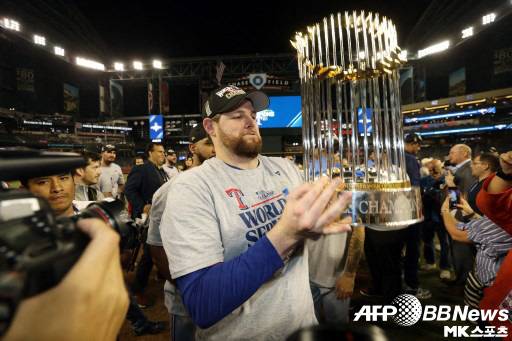 조던 몽고메리는 2023년 텍사스의 월드시리즈 우승에 기여했다. 사진=ⓒAFPBBNews = News1
