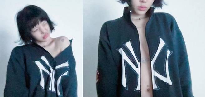 지민. 사진l지민 SNS 캡처