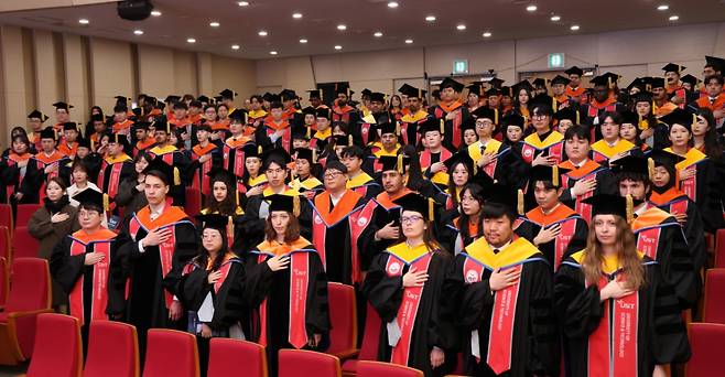 12일 UST 대학본부에서 열린 '2026년 전기 UST 학위수여식' 전경 /사진=UST