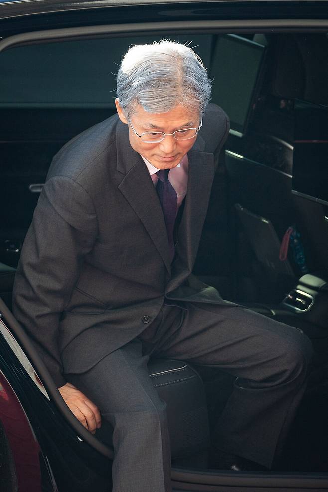 조희대 대법원장이 지난해 11월4일 서울 여의도 국회에서 내년도 정부 예산안에 대한 시정연설을 하기 위해 도착한 모습. ⓒ국회사진기자단