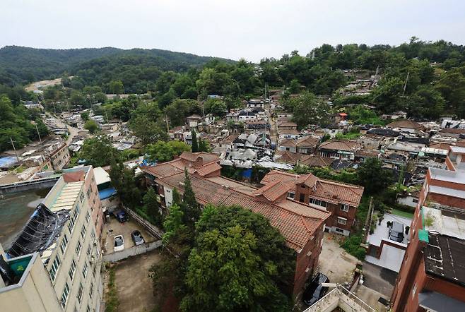 재개발로 철거 예정인 백사마을 모습. (사진=연합뉴스)