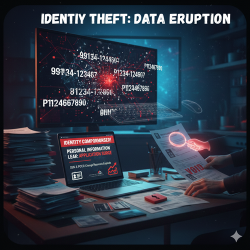 제미나이로 생성한 개인정보 유출 관련 이미지