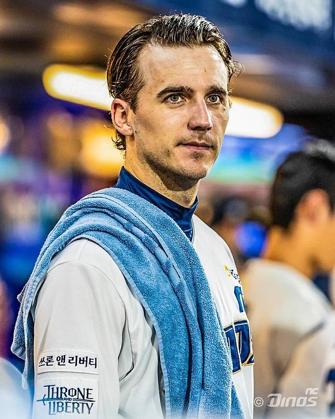 (한국프로야구(KBO)리그 NC 시절의 카일 하트 | Photo credit=NC)