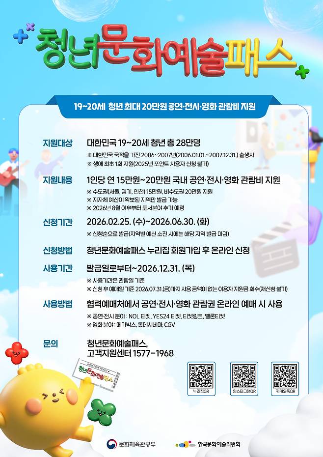 이천시는 청년문화예술패스 사업을 통해 지역 청년들의 문화향유 기회를 확대하고 있다.