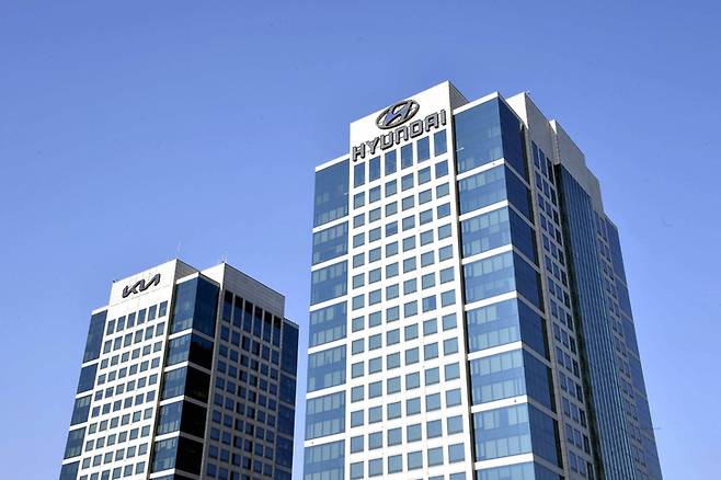 ▲현대차그룹 본사 전경.