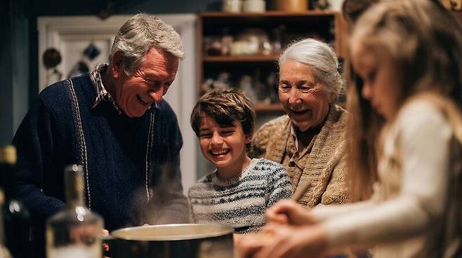 손주 돌봄의 인지 기능 효과는 할아버지보다 할머니에게서 더 뚜렷했다. 픽사베이