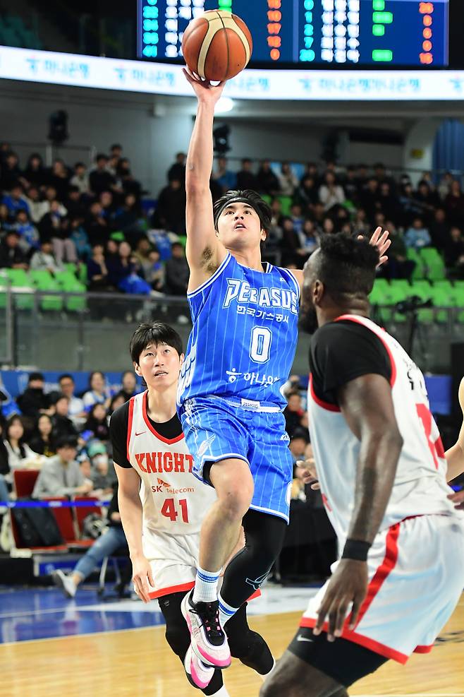 19일 대구체육관에서 열린 2025~26 프로농구 정규리그 SK와의 홈 경기를 승리로 이끈 벨란겔. KBL 제공