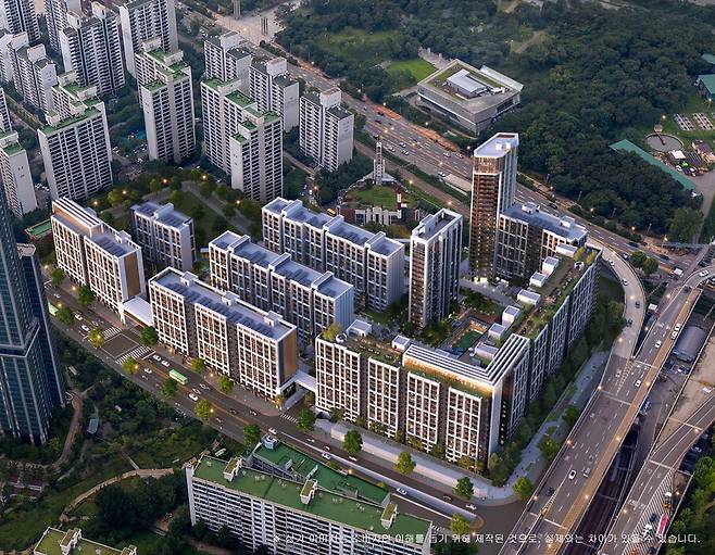 이촌르엘 조감도. 포애드원