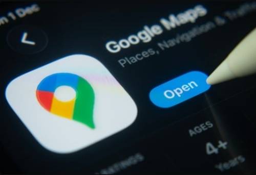 구글 지도. 123RF