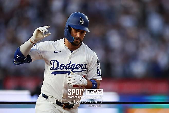 ▲ 지난 시즌 LA 다저스에서 뛰었던 외야수 마이클 콘포토.