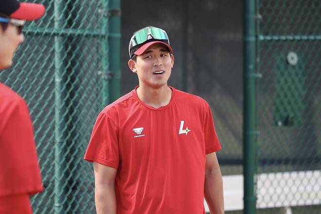 SSG 2026 플로리다 1차 스프링캠프 우수타자상 임근우. 사진 | SSG 랜더스