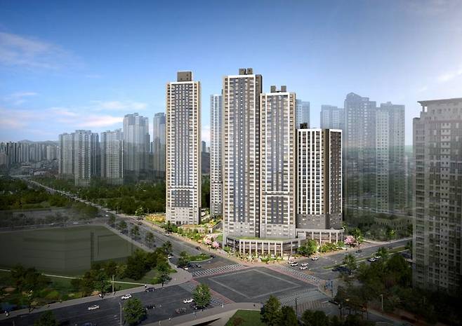 e편한세상 동탄역 어반원 투시도. DL이앤씨 제공