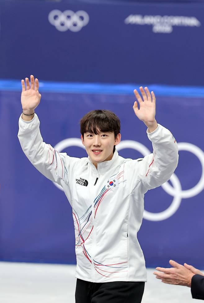 1000미터 동메달을 딴 임종언. 밀라노 | 연합뉴스