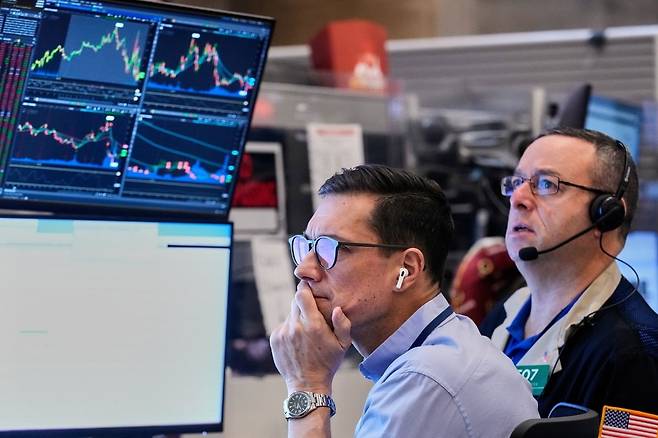 뉴욕증권거래소 트레이딩 플로어. 사진=연합AP