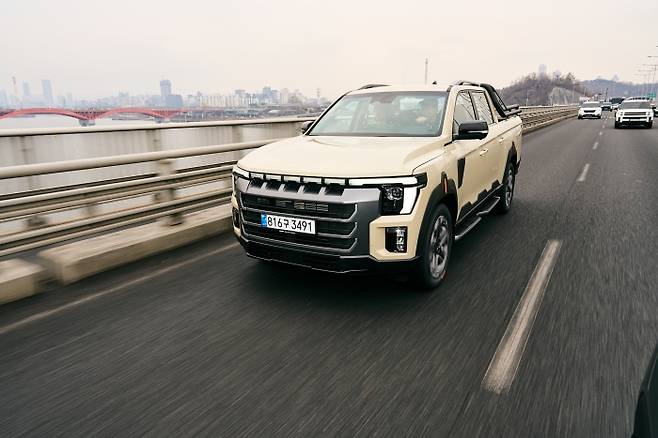 KGM 무쏘. 사진=KGM 제공