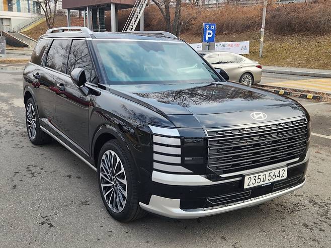 팰리세이드 하이브리드 전면부. / 진상훈 기자