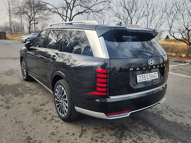 팰리세이드 하이브리드 후면부. /진상훈 기자