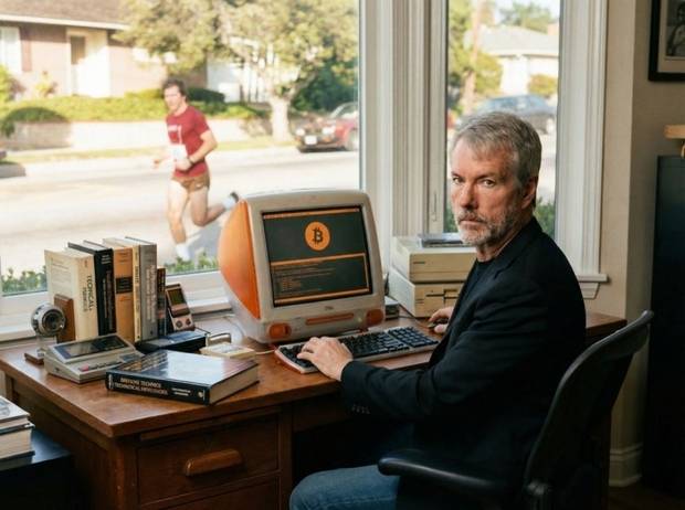 마이클 세일러 스트래티지 회장. 마이클 세일러 개인 홈페이지 갈무리