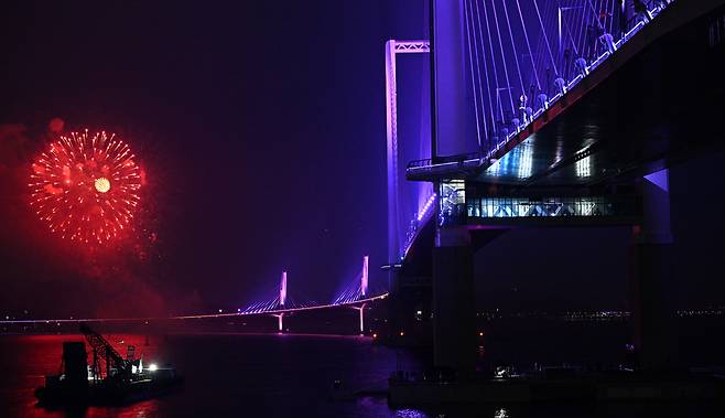 청라 하늘대교 전경.<인천시 제공>