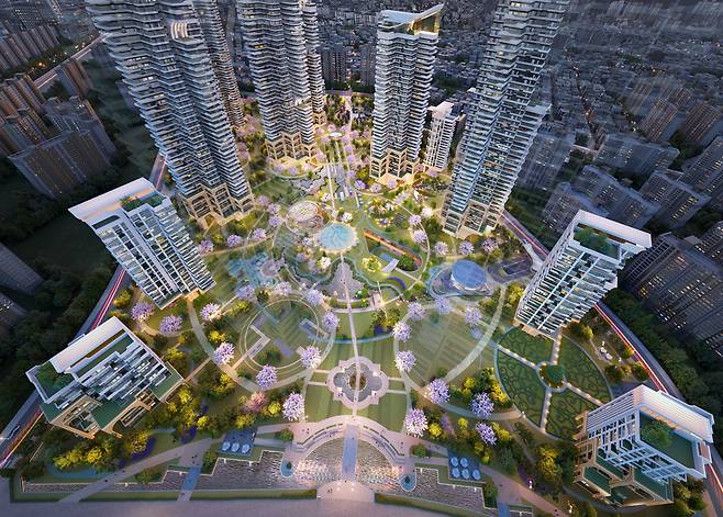 디에이그룹이 제안한 목동3단지 재건축 후 예상 모습./디에이그룹