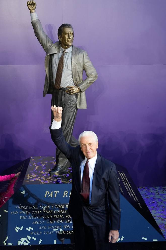 팻 라일리 전 LA레이커스 감독. 연합뉴스