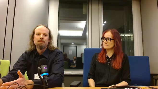 브뤼셀의 유럽연합 의회에서 열린 SKG의 컨퍼런스(출처= 공식 유튜브 캡처).